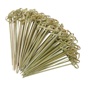Stecchini Bambù con nodo (10 cm - 100 pz)