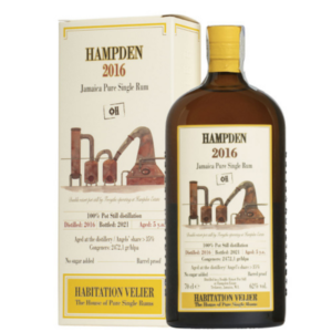 Rum Habitation Velier | Hampden Diamond H 2016 (70 cl - Astuccio)