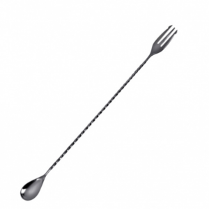 Bar Spoon Con Tridente Acciaio (35 cm)